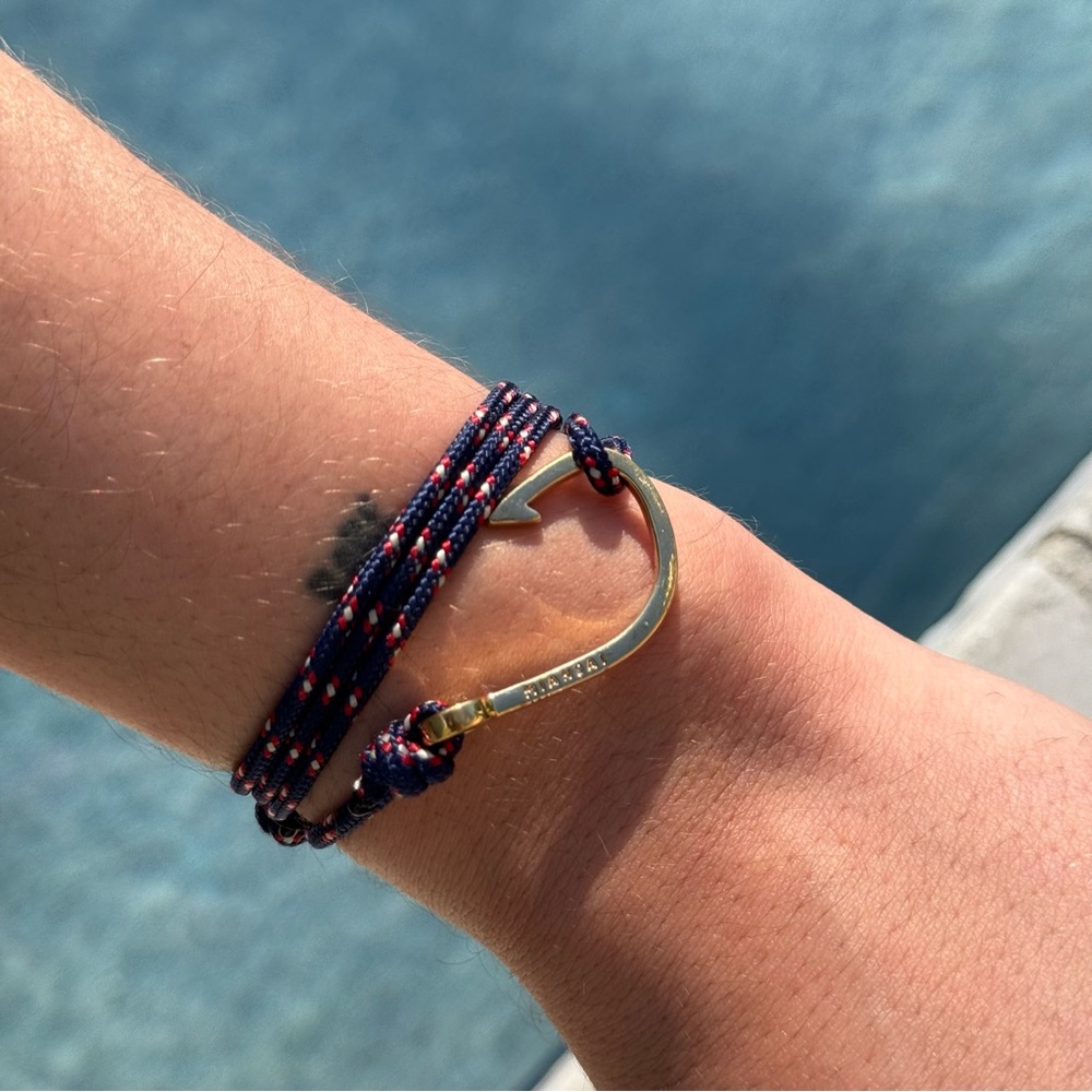 Miansai Hook Rope Bracelet (Gold)